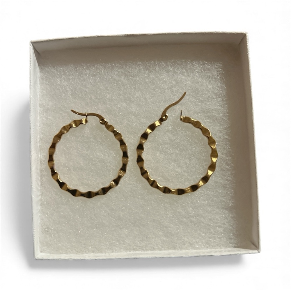 Gold Hoop Earrings